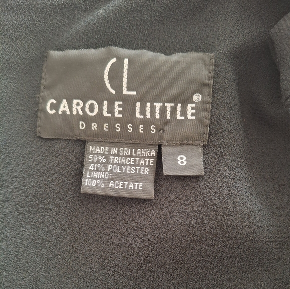 Carole Little black evening dress size 8 - Picture 8 of 8